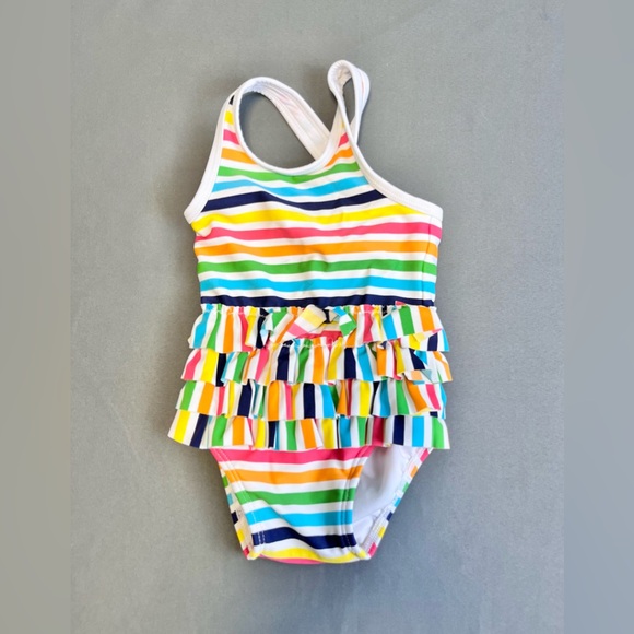 Baby girl rainbow swimsuits bundle size 12-18M - Picture 11 of 16
